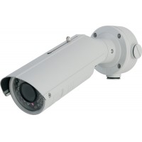 TruVision IP Open Standards Outdoor Camera, VGA Open STD, Progressive scan CMOS Outdoor Bullet, True D/N, 2.8-12mm Motorized AI, IR LED, ONVIF/PSIA, NTSC Frame Rate, PoE/12VDC